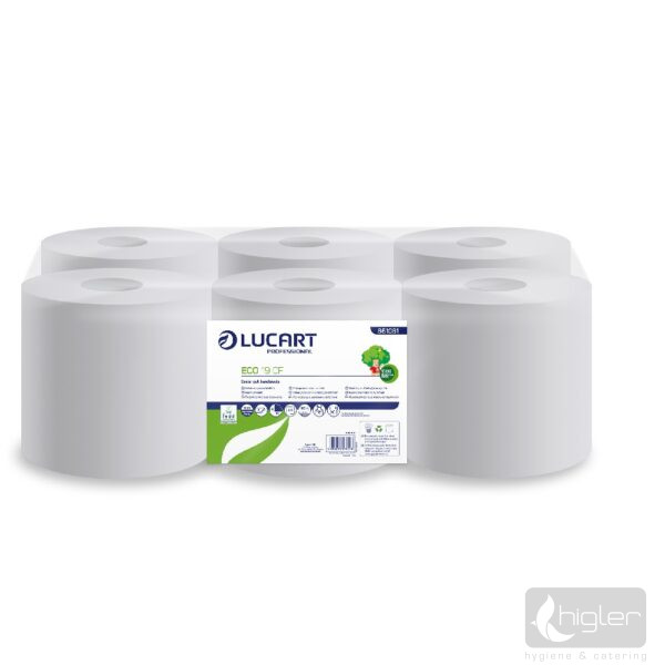 Kéztörlő Lucart Eco CF19 (6 tekercs/csomag)