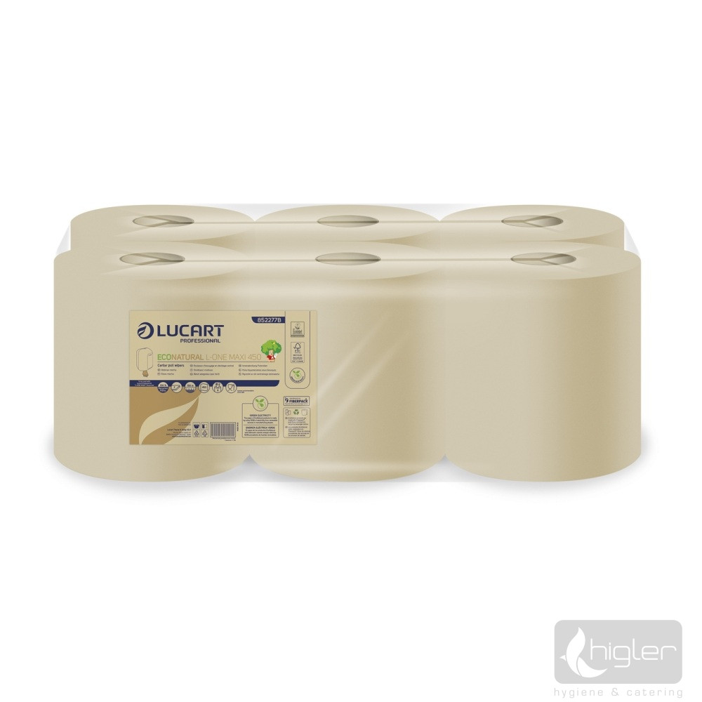 852277B _econarural_l-one_maxi_CF Lucart Econatural L-One Maxi 450 (6 tekercs/csomag) - Image 1