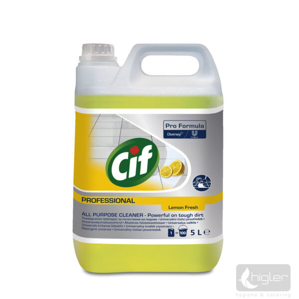 Cif Pro Formula All Purpose Cleaner Lemon Fresh 5L