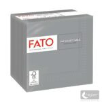 FATO Szalvéta 2 réteg 24x24 cm szürke 100 db/csomag
