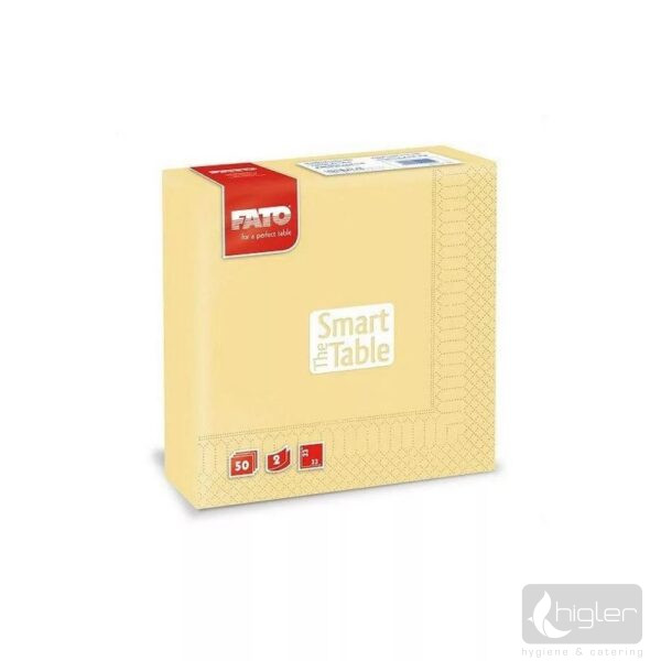 FATO Szalvéta 2 réteg 33x33 cm pezsgő 50 db/csomag