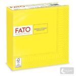 FATO Szalvéta 2 réteg 33x33 cm sárga 50 db/csomag
