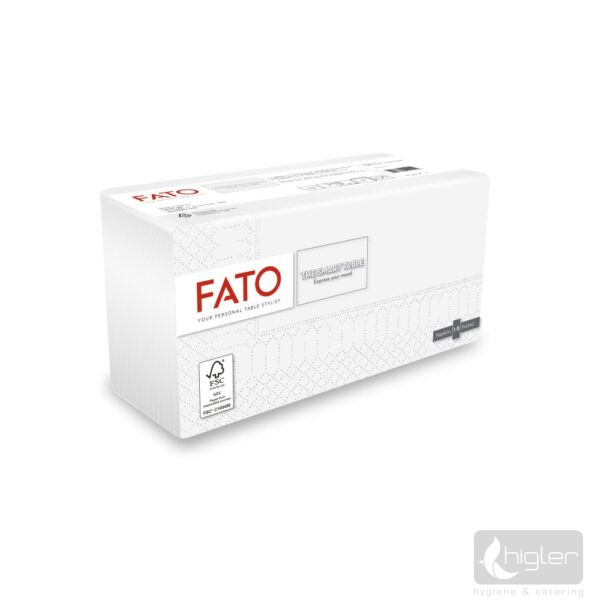 FATO Szalvéta 38x38 cm fehér -1/8- 50db/csomag