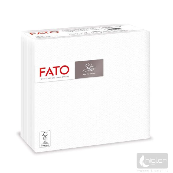 FATO Star Szalvéta 38x38 cm fehér 40 db/csomag
