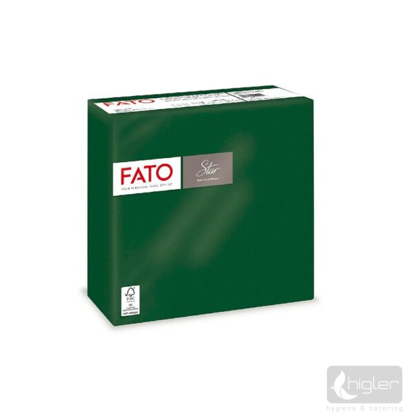 FATO Star Szalvéta 38x38 cm erdőzöld 40 db/csomag