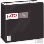 FATO Star Szalvéta 38x38 cm fekete 40 db/csomag