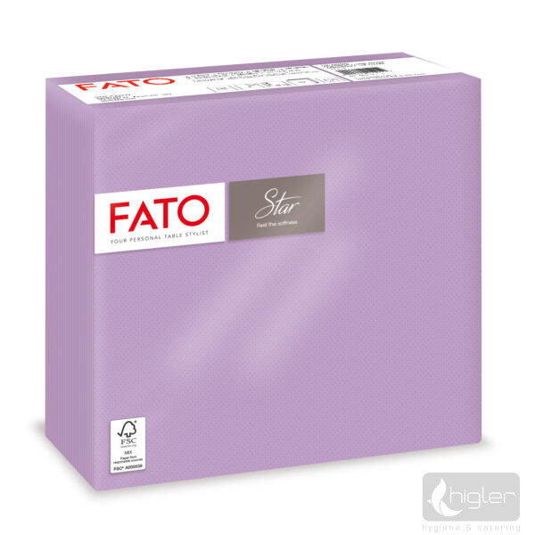 FATO Star Szalvéta 38x38 cm lila 40 db/csomag