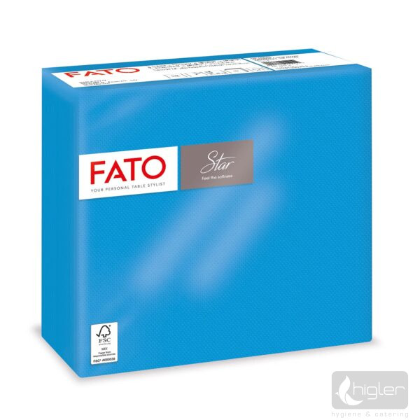 FATO Star Szalvéta 38x38 cm türkiz 40 db/csomag
