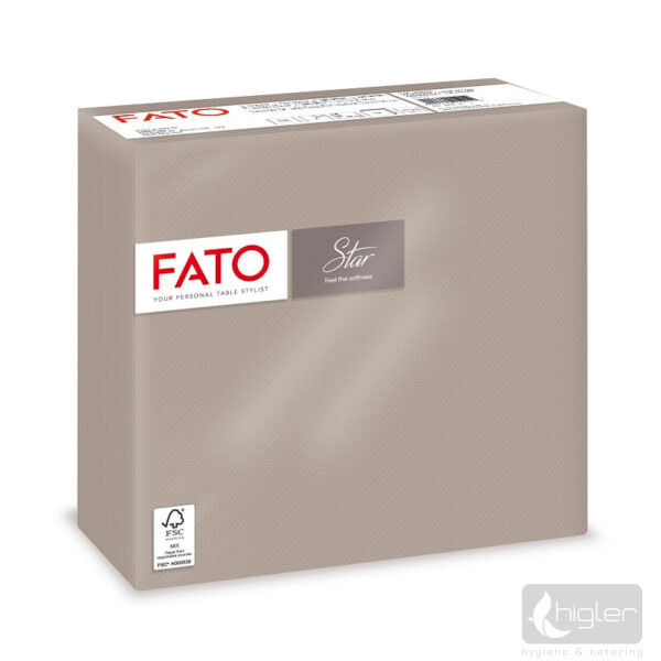 FATO Star Szalvéta 38x38 cm galambszürke 40 db/csomag