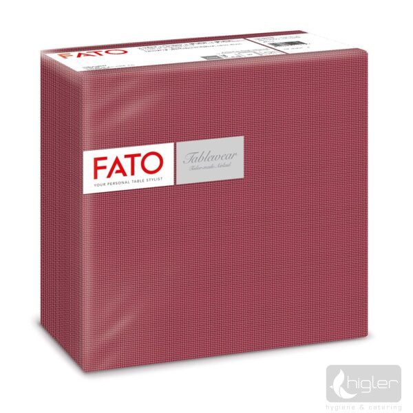 FATO Airlaid Szalvéta 40x40 cm Shade Bordó 50 db/csomag