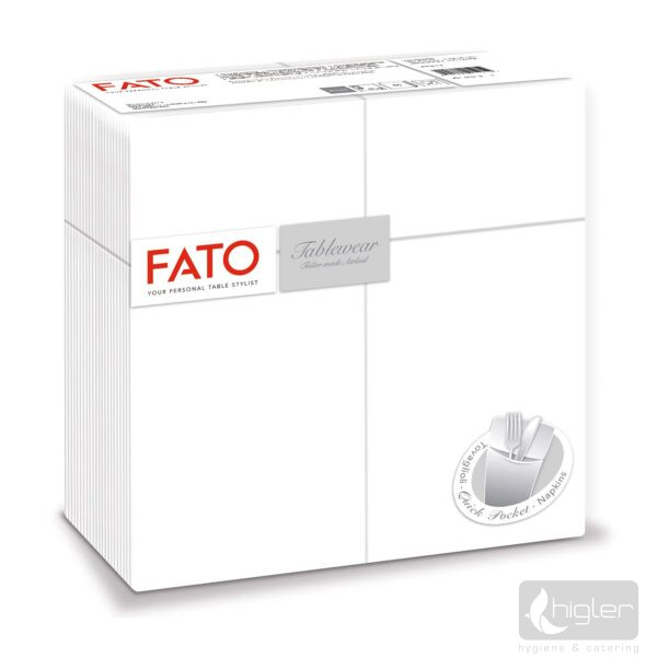 FATO Airlaid Quick Pocket 40×40 fehér 40 db/csomag