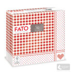 FATO Star Szalvéta 38x38cm Shabby Rosso