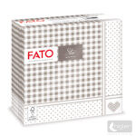 FATO Star Szalvéta 38x38cm Shabby szürke 50 db/csomag