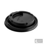 Papírpohár tető fekete LH90mm 100 db/csomag