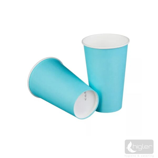 Papírpohár FLO türkiz 200 ml ISAP 25db/csomag