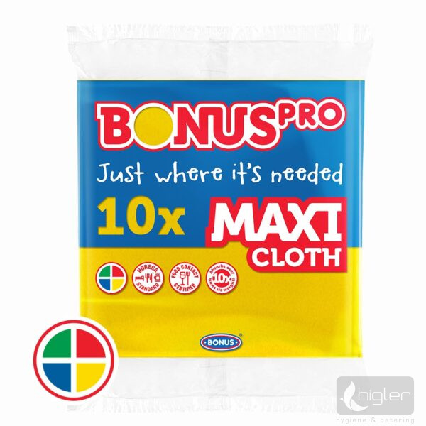 BonusPRO MAXI Általános törlőkendő sárga