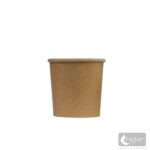 Leveses papírtégely kraft 470ml Ø98mm