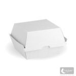 Hamburger papírdoboz fehér - 98x98x70mm