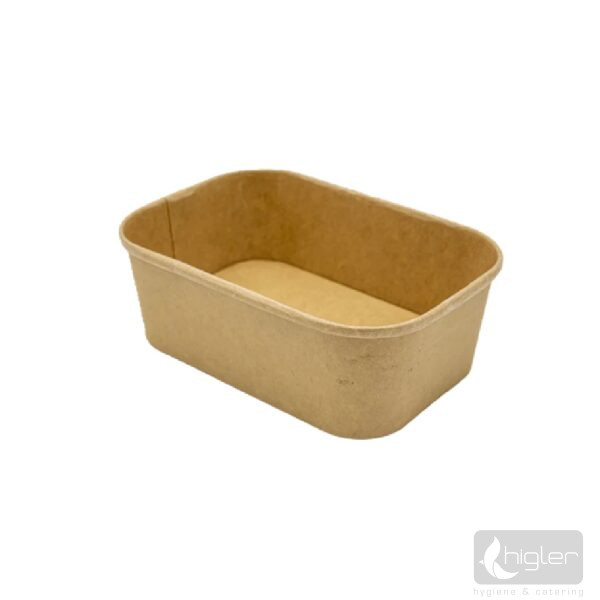 Multifood Papírtégely kraft szögletes 750ml