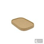 Papírtégely tető kraft szögletes 750 aljhoz