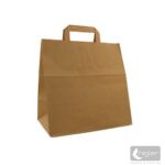 Papírtáska barna 32x27+16cm 250db/#