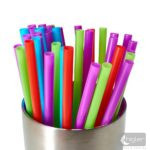 Szívószál műanyag vegyes színes 22cm