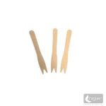 Fa falatszúró villa 8,5 cm 100 db/csomag