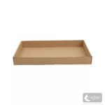 Pizzatálca 32x32x3cm barna natúr 100 db/csomag