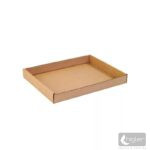 Streetfood kartontálca L  barna 100 db/csomag