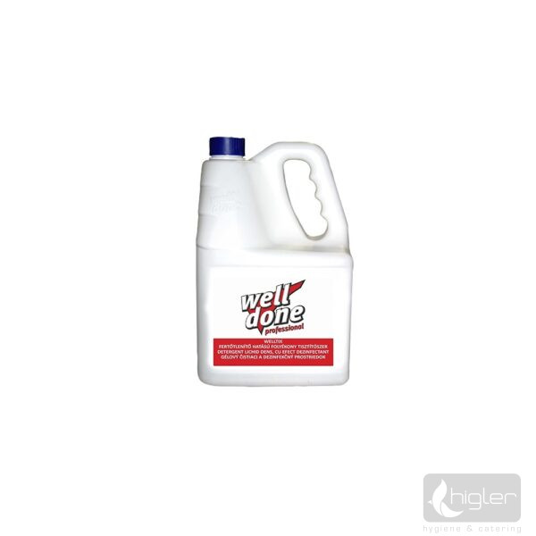 Well Done WELLTIX fertőtlenítő hatású tisztítószer 5l 5 kanna/#