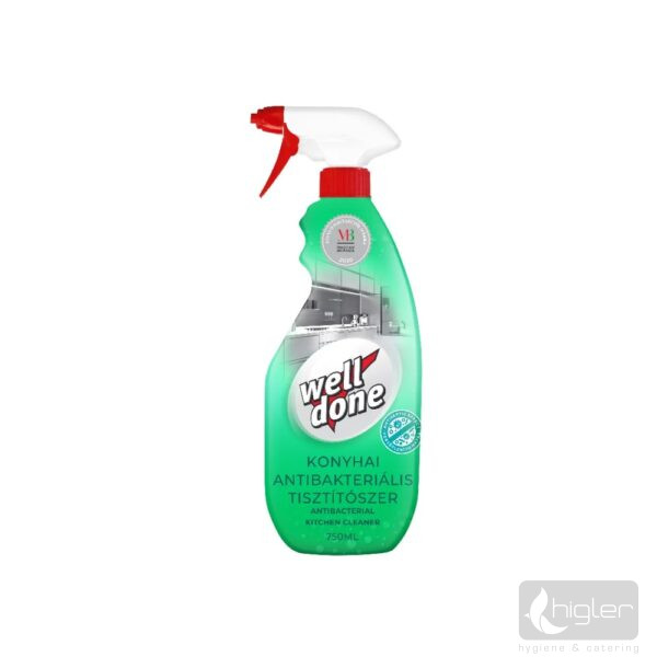 Well Done Konyhai fertőtlenítő hatású tisztítószer 750ml 18db/#