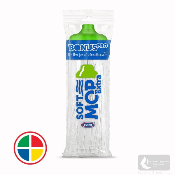 Bonus Softmop felmosófej Extra viszkóz zöld - 160g 12db/#