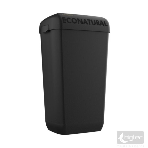 Lucart Econatural Flow hulladékgyűjtő - fekete 23L