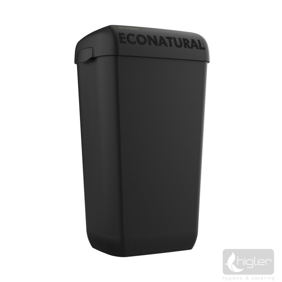EcoNatural Flow Hulladékgyűjtő - Fekete Lucart Econatural Flow hulladékgyűjtő - fekete 23L - Image 1