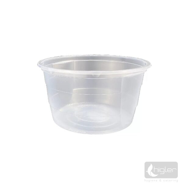 Gulyástál 750 ml-es mikrózható, víztiszta 50db/cs - 11cs/#