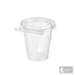 Egybefedeles műanyag pohár - 470ml sík tetővel 552 db/#