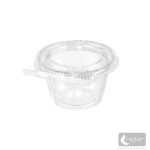 Egybefedeles műanyag pohár - 250ml sík tetővel 400db/#