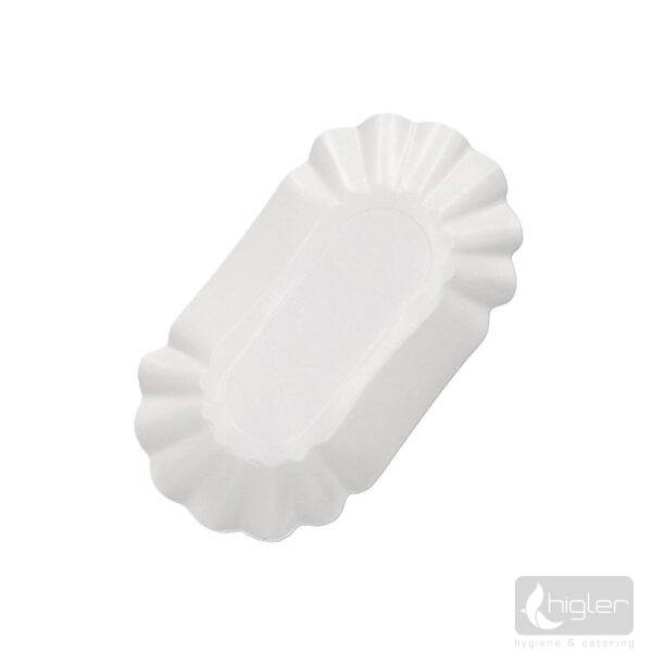Papírtálca ovál burgonyás 110x190mm 200db/cs - 8cs/#