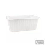Szögletes tál Coveris - 1000ml fehér 50 db/csomag