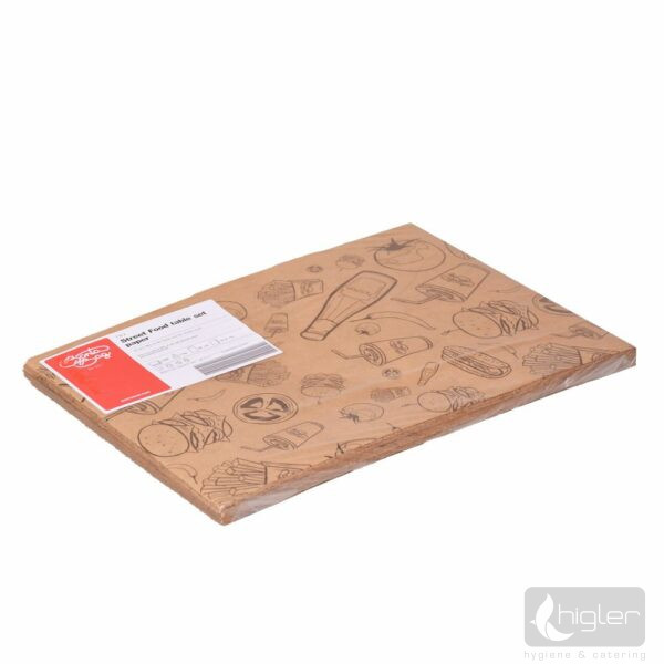 Hamburger csomagolópapír barna 520x375mm 730ív/5kg/cs
