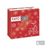 Fato karácsonyi szalvéta 38x38cm Christmas Deer