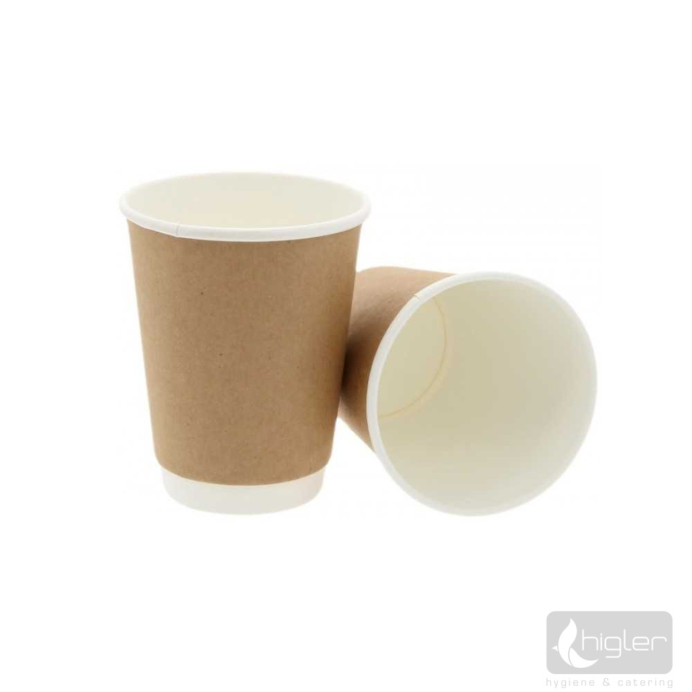 SNK-9086-12Oz Papírpohár duplafalú kraft 12oz/350ml - Image 1